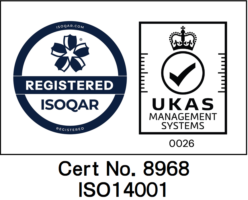 ISO14001認証番号8968