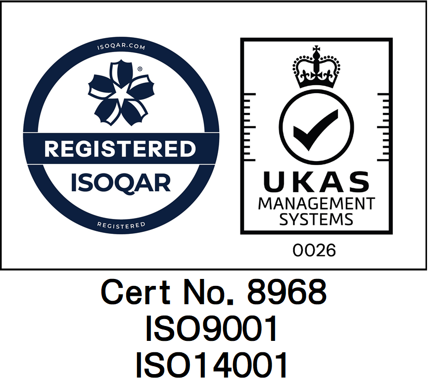 ISO9001 Registered number 8968
